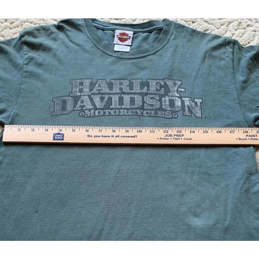 Harley Davidson Mens Tshirt sz M Logo Motorcycle Hanes Beefy Vintage